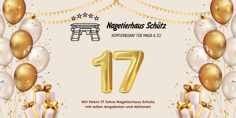 Wir feiern 17 Jahre Nagetierhaus Schütz - Wir feiern 17 Jahre Nagetierhaus Schütz