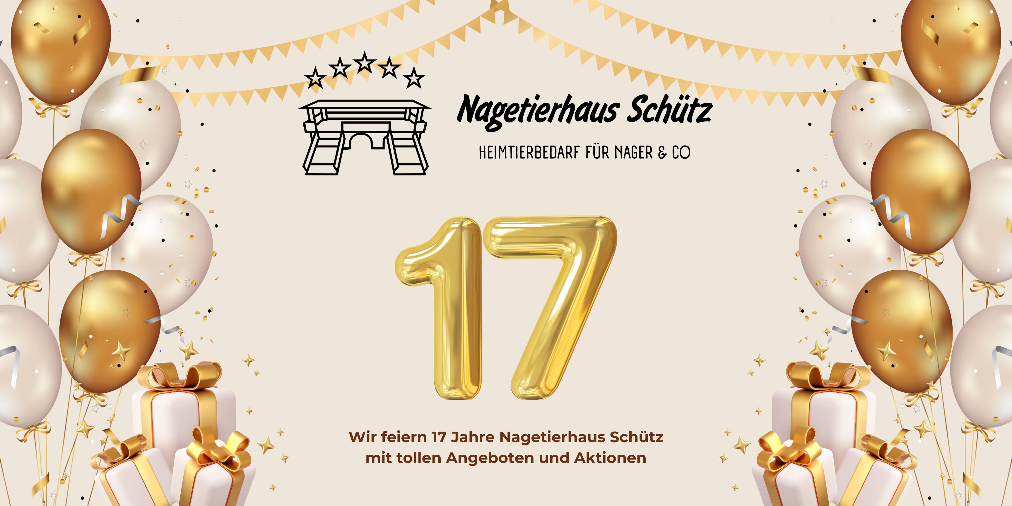Wir feiern 17 Jahre Nagetierhaus Schütz